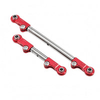 2 Pieces Adjustable Tie Rod   RC Steering Link Rod Eyelet Mount