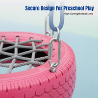 Climbing Rope Toy for Kids, Hanging Rings, Swing Seat, Preschool Developmental Training, Indoor Outdoor Exercise Equipment