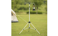 Height Adjustable Camping Lantern Stand with Tripod Portable Camping Lantern Stand Telescopic Foldable for Campers, Backpackers, Backyard, Patio