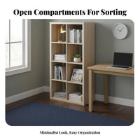 Configurable Cube Organizer Freestanding shelving unit adaptable Use Shelving Unit for Book Lovers, Homeowners, Kid's Room, Bedroom, Entrymanner
