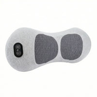 Lumbar Support Pillow Vibrating Back Support Pillow Back Stretcher Contoured Ergonomic for Office Workers, Bed, Sofa