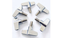 6 Pieces Drum Hardware Screw with Hand-Tightening Screw Drum Rack Wing Nut Resistant for Drummers
