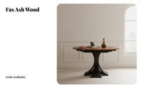 Extendable transformable falling panel-downflap Table Foldable falling panel-downflap Dining Table Vintage design Household Furniture Space-Saving for Small Apartment Residents, Families, pairs, Kitchen, Living Room, Home Office
