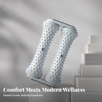 Foot Arch Muscle Relaxation Double Foot Roller Portable Reflexology Tool for Athletes, Runners, Travel, Office