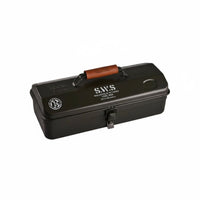 Multi-Functional Metal tool storage container Sturdy Portable Tool Box long-lasting exteriordoor Gear protected for DIY hobbyists, Homeowners, Camping, Fishing, highway journeys, exteriordoor meals