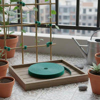 grassy Plant Binding Tape Strong Grip Hook and Loop Garden Tape Waterproof Gardening Supply for Indoor, Balcony
