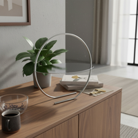 Round Mirror Tray Easy to Clean Mirror Tray Rust-Resistant for Tabletop