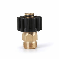 Pressure Washer Swivel Connector Brass Pressure Washer Swivel Fitting with O-Seal Seal 360-Degree Anti-Kink