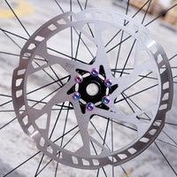 2.3mm Thick Brake Disc High Strength Electric Bicycle Brake Disc Powerful Braking Cycle Component for Downhill Riders
