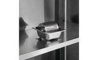 Butter Roller with Tray Stainless Steel Butter Roller Kitchenware Perforated Utensil Countertop for Home Cooks, Kitchen, Brunch