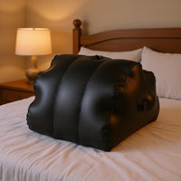 Inflatable Positioning Pillow Raised Sections Inflatable Wedge Pillow Glossy Portable Wedge Support Cushion for Bed, Floor