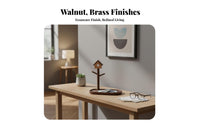 Multi-Functional Key Stand with Storage Dish Hang and Place Design Key Rack with Tray Decorative Tabletop Organizer Long-Lasting for Homeowners, Adults, Gift Givers, Entryway, Desktop, Living Room, Bedside Table