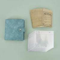 Packet Storage Binder Clear Pockets Envelope Organizer Preserving Pockets Sleeves for Gardeners