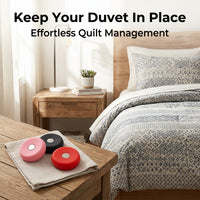 Bedsheet Holders , Duvet Fastener Clips for Bedding and Comforters, Easy Quilt Holder Straps Keep Sheets in Place, Universal Bedding Clip for Adults