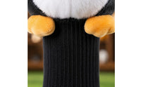 Stuffed Penguin Headcover Black and White Driver Cover Headcover Yellow Beak