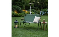 Foldable Design Double Folding Chair Heavy Duty 2 Person Folding Camp Chair Anti-Slip Feet Portable Outdoor Loveseat Rust Resistant Frame for Campers, Couples, Picnic, Patio, Backyard