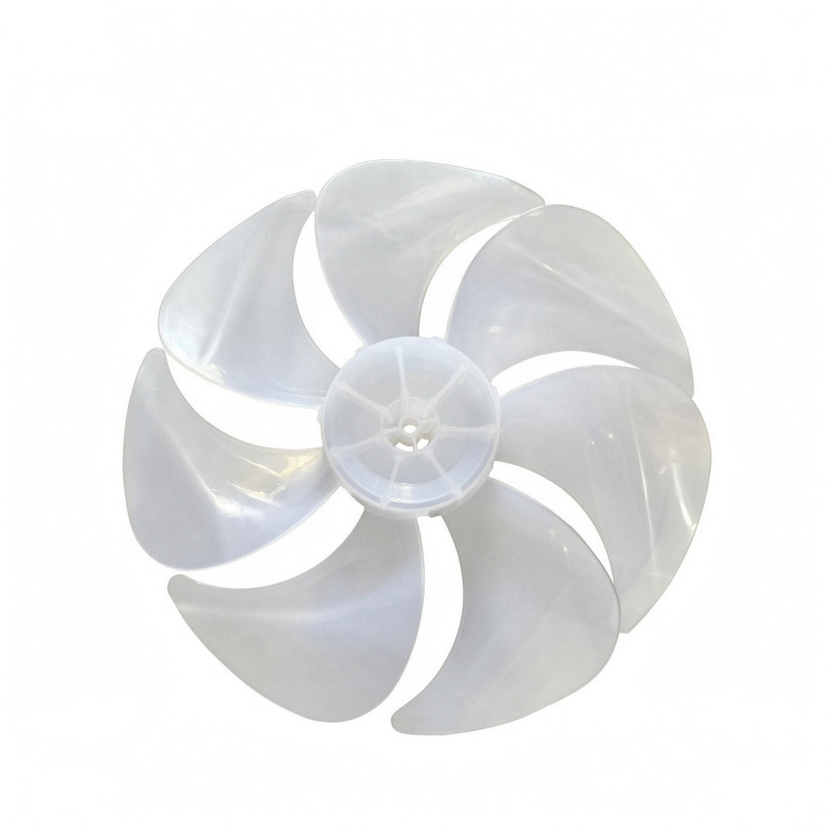 Curved Blades Transparent Plastic Fan Blade Translucent 12 Inch Fan Blade