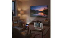 Movie Projector with Adjustable Stand 650 ANSI   TV Movie Projector Auto Image Alignment for Students, Home Theater, Living Room