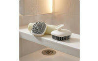 Shampoo Brush Densely Packed Hair Washing Brush Flexible Bristles Handheld Head for Shampooing
