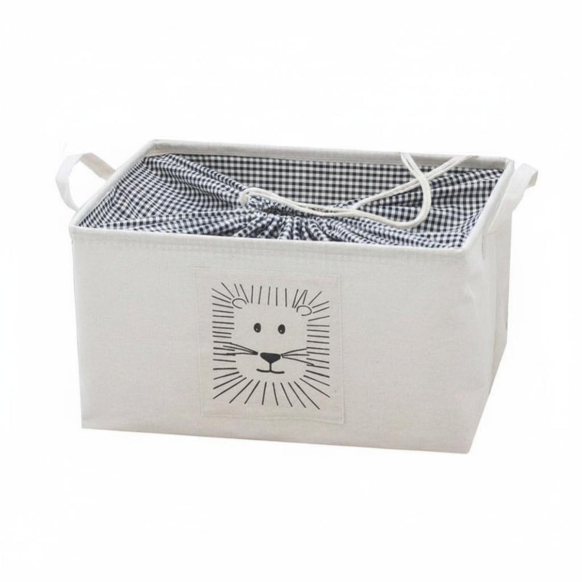 Foldable Drawstring Box Foldable household design Organization With Handles