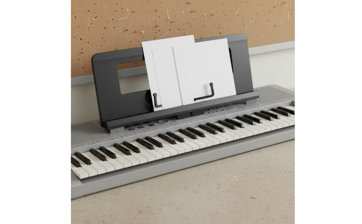 Wide Compatibility Electronic Keyboard Music Stand Universal Design Digital Piano Sheet Music Rest Adjustable Angle Keyboard Score Holder Installation-Tool-Free for Pianists, Home Practice, Studio