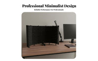 Audio Input Device Soundproofing Screen Noise Reduction Audio Input Device Reflection Screen Foldable Sound Absorbing Panel