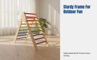 Wooden Climbing Frame, Tactile Training Equipment, Children's Outdoor Balance Playground, Kindergarten Activity Setup