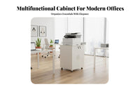 Mobile on casters Wheeled Printer Cart Space-Saving Design Rolling Printer Cabinet Sturdy Construction Office Furniture sturdyDuty Frame for Students, Study Room, Workspace, Under Desk