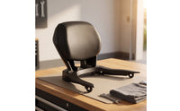 Passenger Backrest Padded Back Support with Mounting Brackets Foam Padding for Commuters, Long-Distance Riders