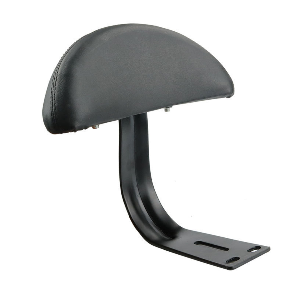Black Leather Rear Backrest Universal Fit Electric Biking Backrest Vehicle Accessory for Passengers, Commuting