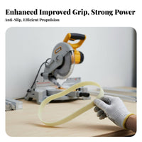 Replacement Part Ribbed Saw Belt High Tensile Strength Power Tool Accessory long-lasting Machine Component Wear Resistant for Repair Technicians, DIY hobbyists, Professionals, Workshop, Construction location, Garage