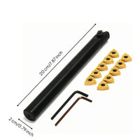 CNC Turning Tool Holder Anti-Vibration Holder with Carbide Inserts Tooling for Metalworkers