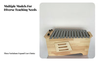 13 Tone Xylophone Sound Slots Aluminum Bar Xylophone Wood Frame