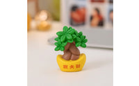 Desktop Ornament Sculpted Miniature Figurine Cute for Bookshelf, Entryway