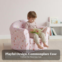 Cartoon Design Dinosaur Character Chair Soft and Comfortable kids' Furniture Supportive Backrest Toddler Armchair high resilience Foam for Toddlers, Preschoolers, Parents, storytime Corner, Playroom, Nursery, Bedroom