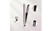 Wide-Plate Steam Hair Straightener Frizz Unbound Hair Straightener with Water Tank Smooth Steam Flat Iron Damage Reducing for Women, Home