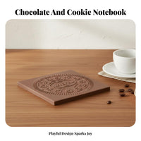 Chocolate Bar Notepad Realistic Design Chocolate Shaped Notebook Creative Novelty Food Memo Pad for Students, Teachers, School, on the Go, Desk