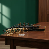 Curved Billiard Table with Strap Adjustable Ball Return Replacement Ball Collection System Long-Lasting for Pool Players, Game Rooms