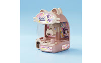 Cat Claw Machine Pink-Toned Small Grabber Machine Hand-Eye Coordination Prize Dispenser Game
