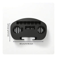 Hook-on Chair Tray with Cup Holder Matte Cup Holder Tray Multi-Functional Accessory Multifunctional for Recliner
