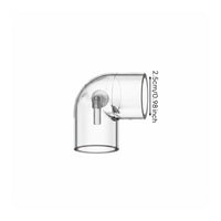 Aquatic Aquarium Pipe Connector Versatile Connectivity Clear Acrylic Tube