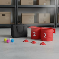 31 Pieces Collapsible Design Golf Chipping Practice Buckets Multiple Targets Portable Golf Chipping Target Set Easy Setup for Family, Beach