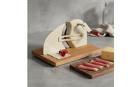 Even Slices Hand Crank Bread Cutter Easy to Use Manual Bread Cutter Stainless Steel Blade for Bakery, Cafe