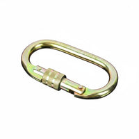 High Strength Screw Lock Carabiner Long-Lasting Locking Carabiner Multi-Purpose Climbing Buckle Rust Resistant for Climbers, Campers, Rescue Workers, Rappelling, Camping