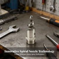 cone atomization nozzle High Stream Solid Cone Nozzle Clog-Resistant Spray Head for Gas Cooling, Industrial Cleaning, Fire Suppression
