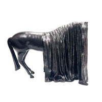 Modern Horse Statue Creative Art Piece Abstract Horse Sculpture Handmade House Decoration for Living Room, Office