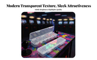 Large Capacity Slotted Coin Sorting Box Easy Counting Slotted Coin Storage Tray with Lid currency Organizer Stackable Design for Bank Tellers, automated retail dispenser professionals, Small Business Owners, marketplace Stall, Office, Home, Car