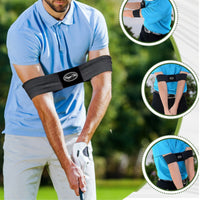 Elastic Golf Swing Coach Set Curved Golf Practice Set Dimpled Textured Training Ball