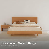 Illuminated Floating Bed Frame Nordic design Floating lighted Bed Frame No Box foundation Needed Bedroom Furniture for Homeowners, Guest Room, Apartment, Home