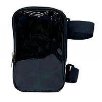 Rectangular Thigh Pouch Buckles Zippered Thigh Pouch Adjustable Straps